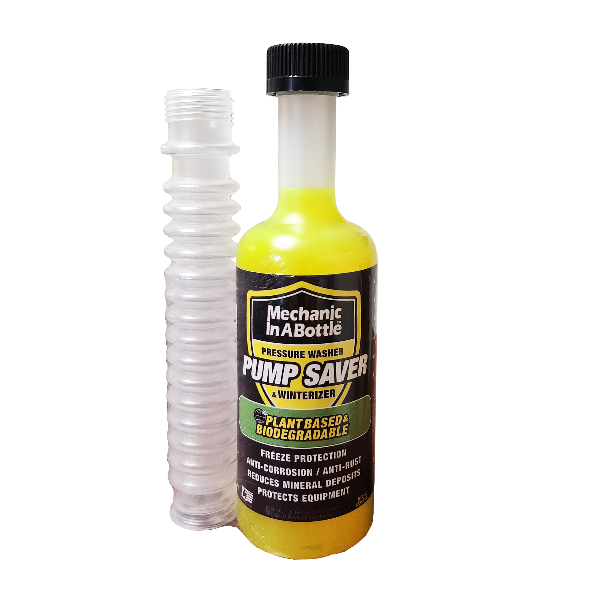 B3C Fuel Solutions, Mechanic in a Btl Press Washer PP/Winterizer 8 oz, Included (qty.) 1 Fluid Ounces 8 fl, Model# 2-008-6PP